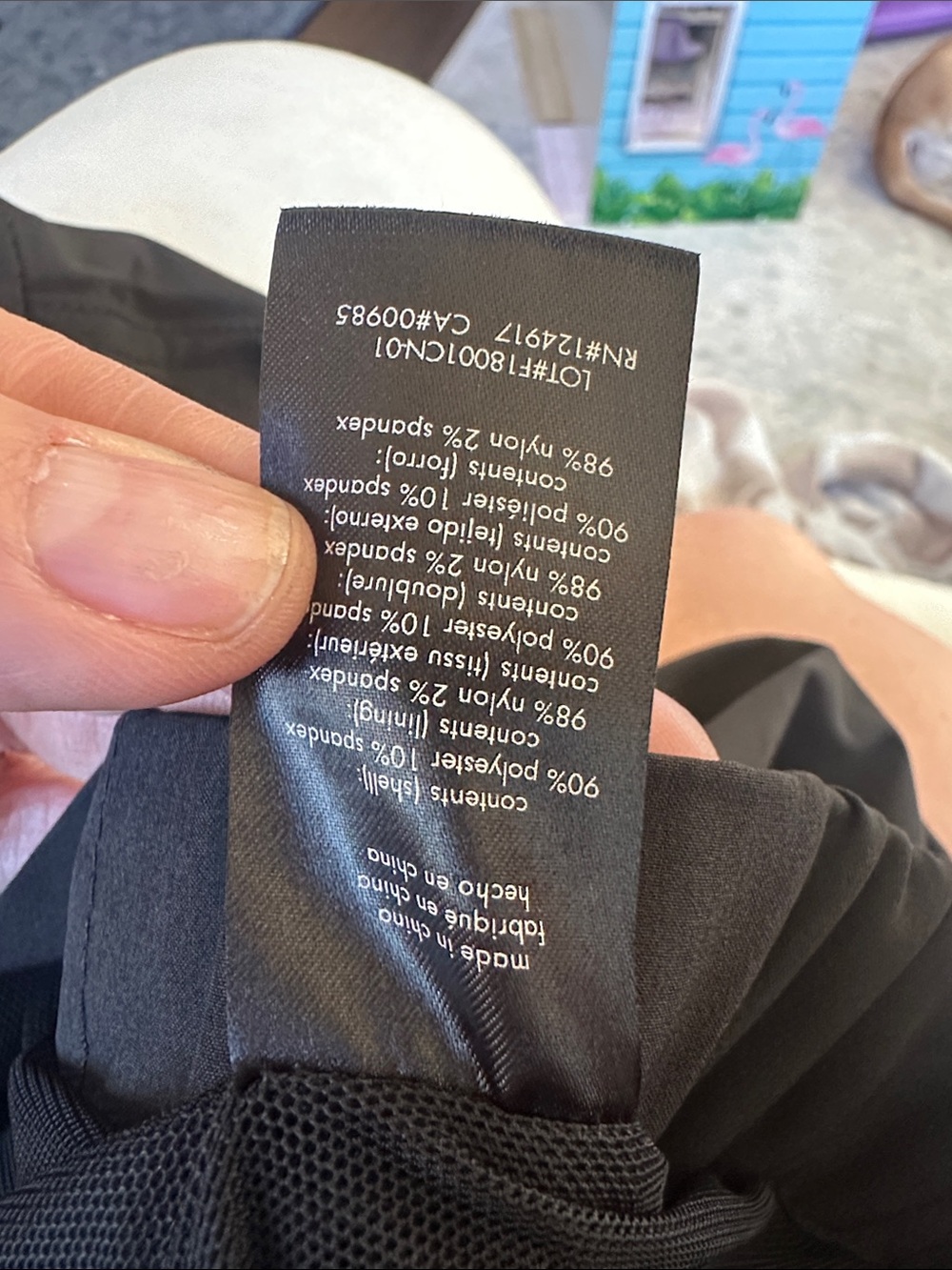 NWT Onia Black Men's Swim Board Shorts Ethan 9 E with Zip Pocket - Picture 7 of 7